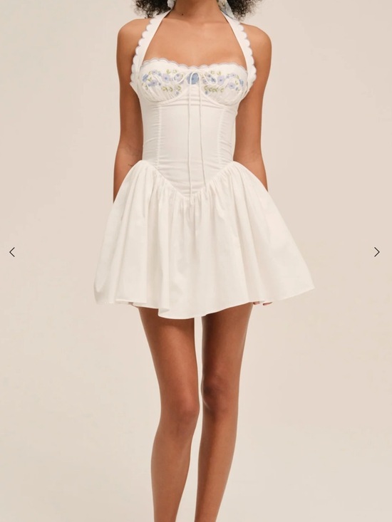 For Love & Lemons Poplin Bustier Mini Dress - Size M - Picture 6 of 6